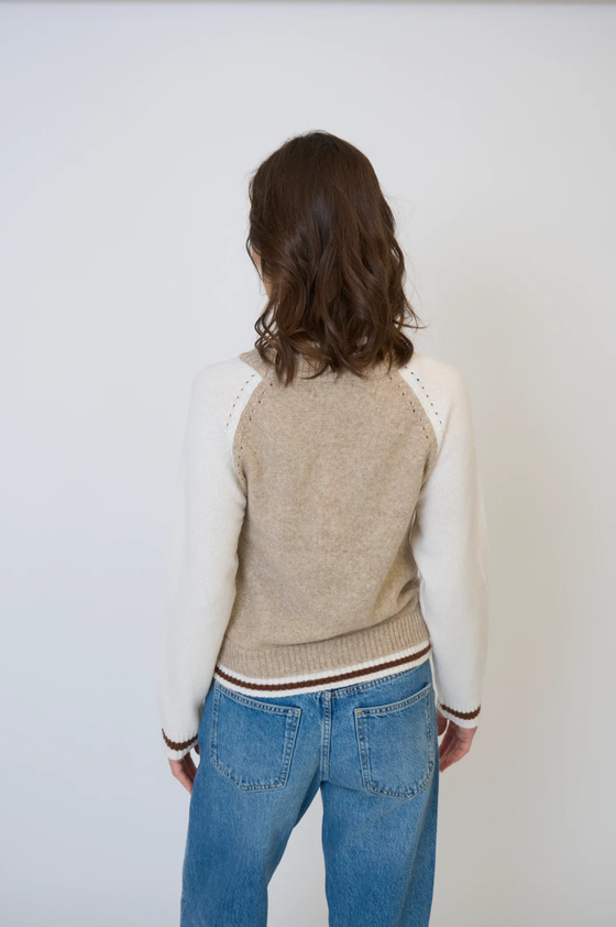 Olivia Baseball Sweater
