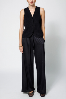  Satin Drawstring Pant