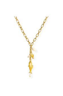  Amity Fish Lariat Necklace