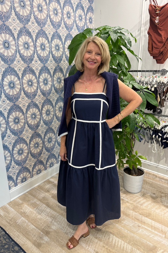 Claudia Dress M / Navy