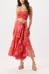 Azure Wrap Skirt