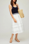 Thea Contrast Midi Dress