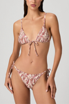 Cameron Tie Front Triangle Top