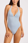 Ring Front Halter One Piece