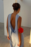 Ice Blue Floral Sophie Dress