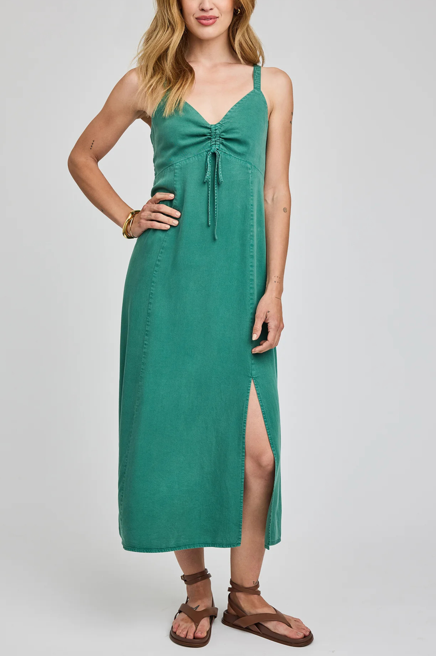 midi boutique dresses for wedding guests Faith | Women's Pleated Cutout Waist Midi Wedding Guest Dress
