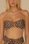 Tori Ties Bandeau Bikini Top