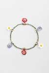 Anemone Flowers Beads Bracelet