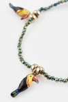 Hematite Bead and Toucan Bracelet