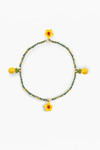 Hibiscus and Pineapple Bead Bracelet