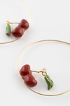 Cherries Big Hoop Earring