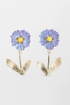 Purple Anemone Drop Earring