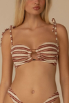 Tori Ties Bandeau Bikini Top