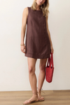 Cora Linen Mini Dress