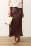 Avery Linen Midi Skirt