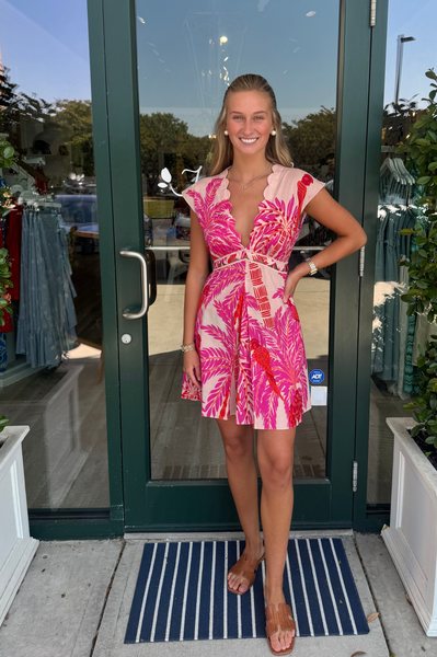 hazel mini dress pink Hazel Mini Dress – Très Bleu Boutique