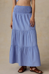 Coastal Poplin Maxi Skirt