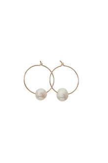  Pearl Hoops