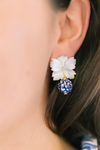 Audrey Porcelain Chinoiserie Earrings