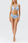 Bel Air Blue Leaf Bikini Bottom