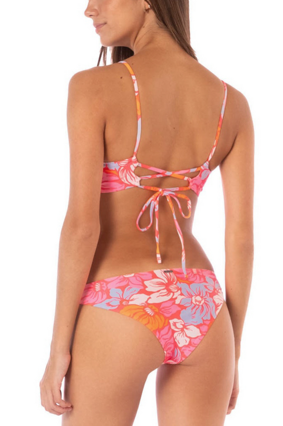 Flower Scape Candice Bikini Top