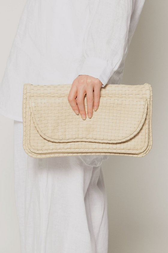 Clarisse Woven Clutch