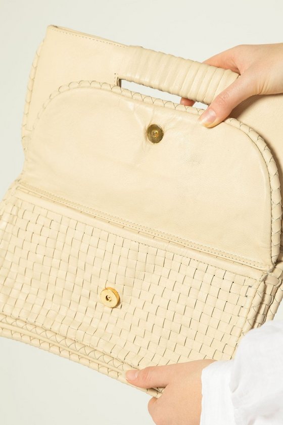 Clarisse Woven Clutch