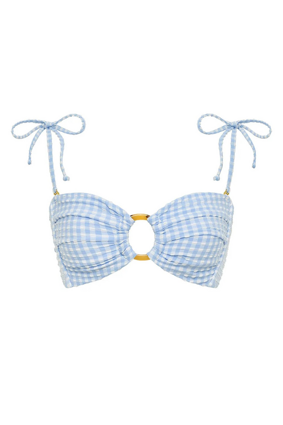 Tori Ties Bandeau Bikini Top