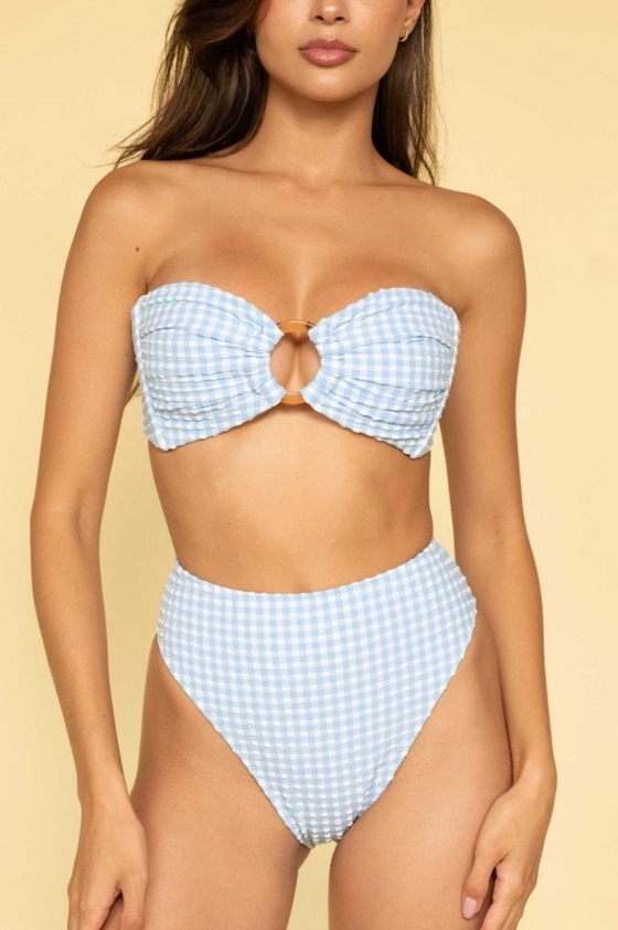 Tori Ties Bandeau Bikini Top