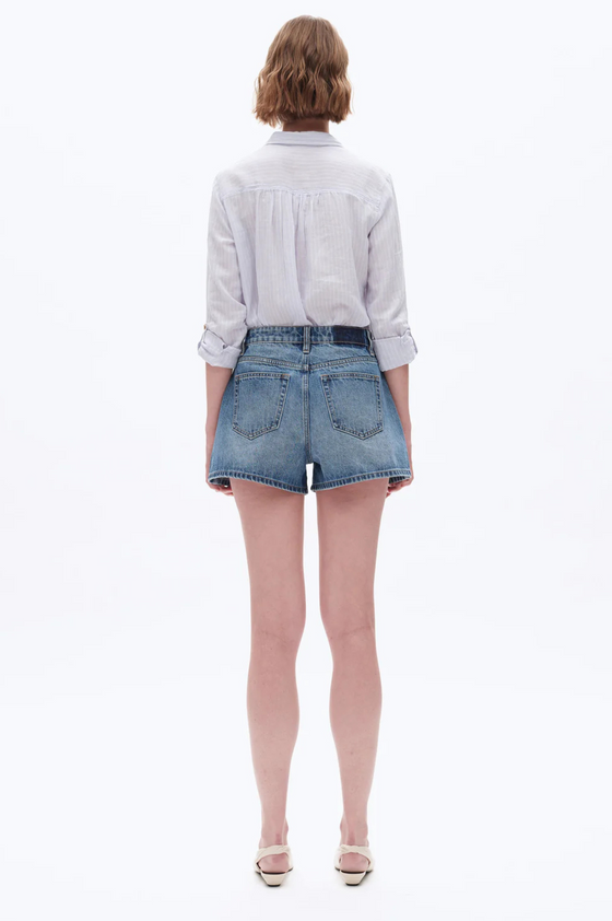 Mid Rise Jean Short