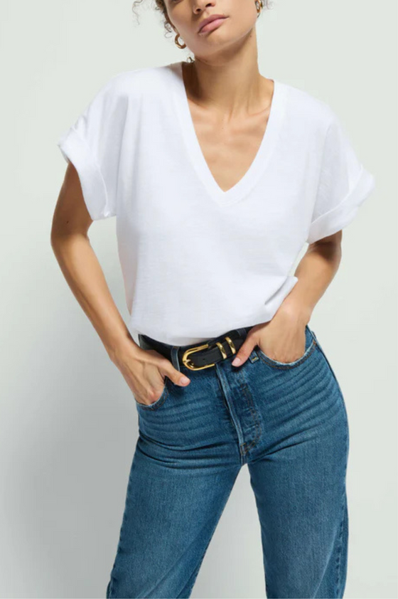 Stevie Cuffed V-Neck