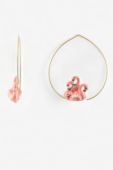  Flamingos Hoop Earring