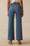 Stretch Terry Patch Pocket Ankle Pant