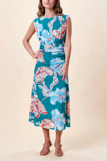 floral dress formal Lita Blue Floral Twisted Asymmetric Maxi Dress – Club L London