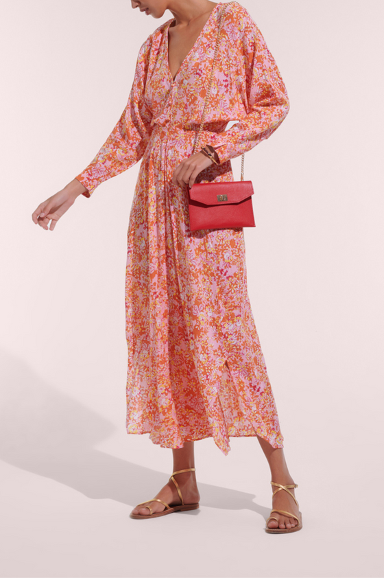 Ilona Long Dress - Pink Sweet Bell