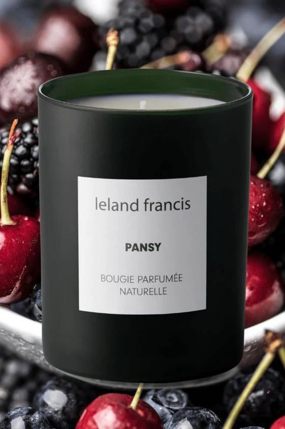 Pansy Candle